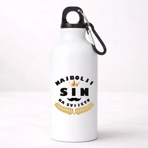 Najbolji sin na svijetu - Aluminijumska boca – proizvod sa printom
