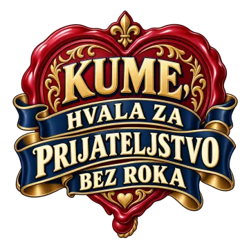 Kume, hvala za prijateljstvo bez roka na proizvodu
