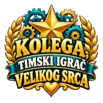Kolega, timski igrač velikog srca na izdeleku