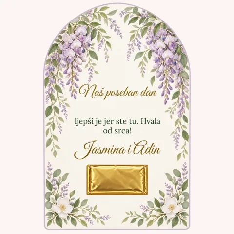 Zahvalnica · Ljubičasta glicinija