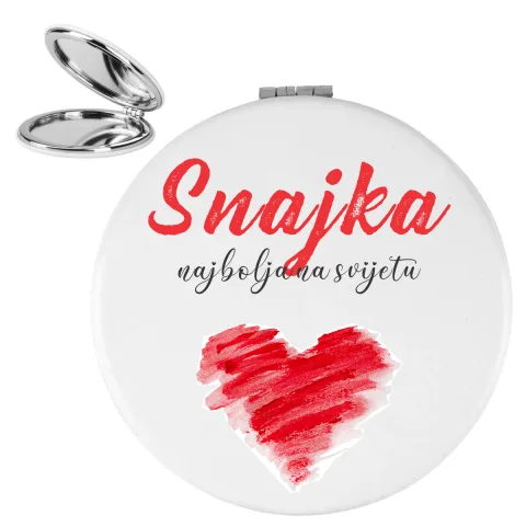 Snajka najbolja na svijetu - Ogledalce – proizvod sa printom