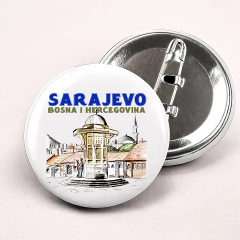 Sarajevo 1 - Bedževi – proizvod sa printom