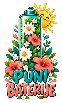 Puni baterije na proizvodu