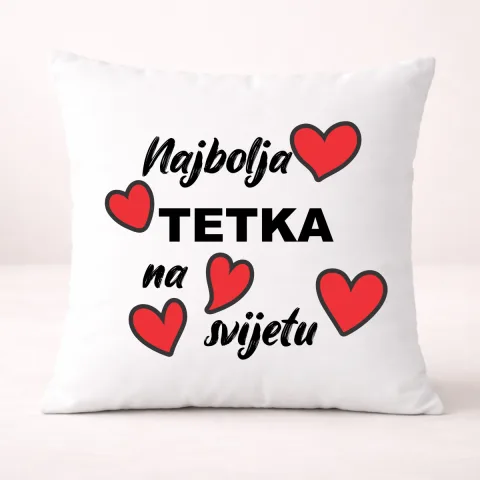 Najbolja tetka na svijetu 2 - Jastuk – proizvod sa printom