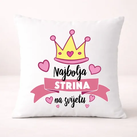 Najbolja strina na svijetu - Jastuk – proizvod sa printom
