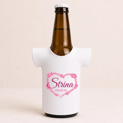Strina volim te! - Majica za flaše – proizvod sa printom