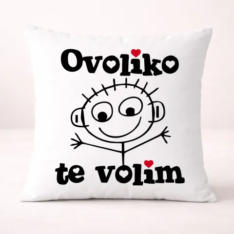 Оволико те волим - Он - Јастук