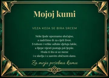 Kuma · Smaragdna veza · Foto kamen na proizvodu