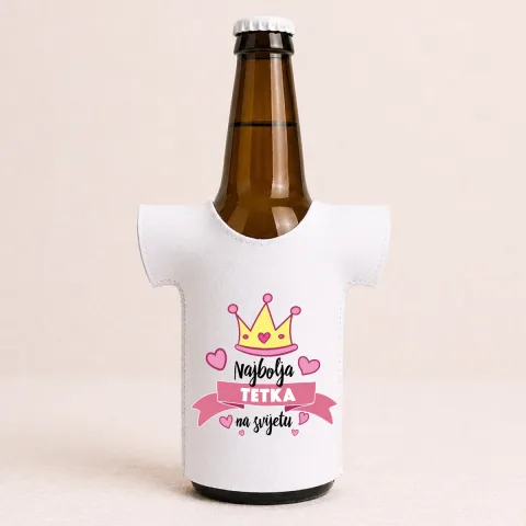 Najbolja tetka na svijetu - Majica za flaše – proizvod sa printom