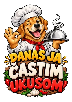 Danas ja častim ukusom na proizvodu