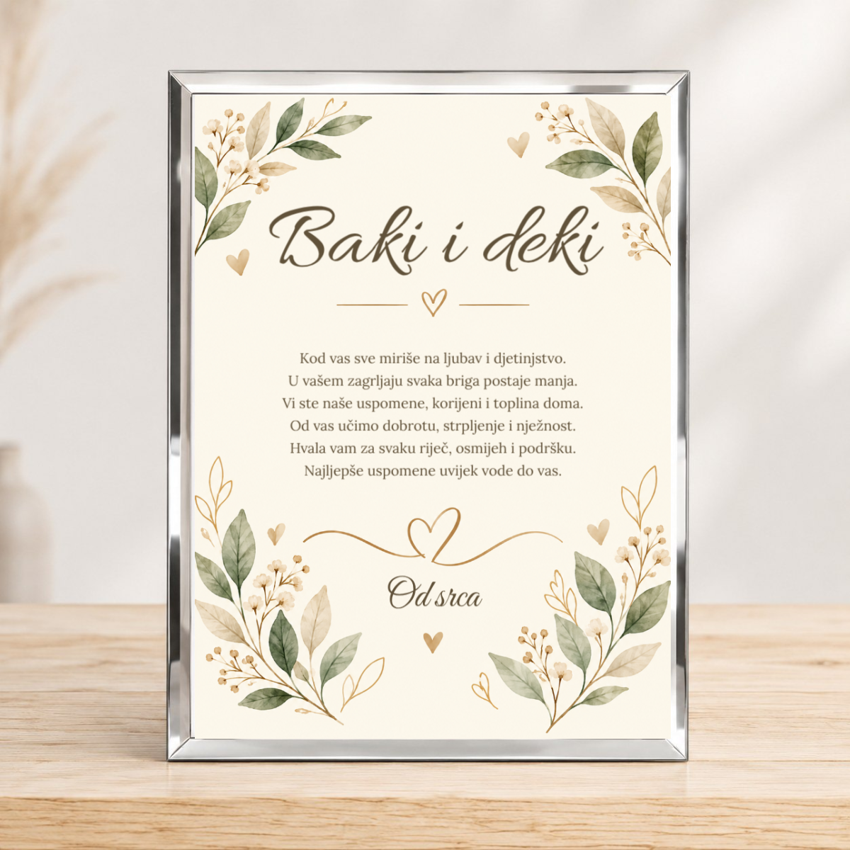 Baki i deki · Foto staklo - Foto staklo - uspravno – prikaz proizvoda