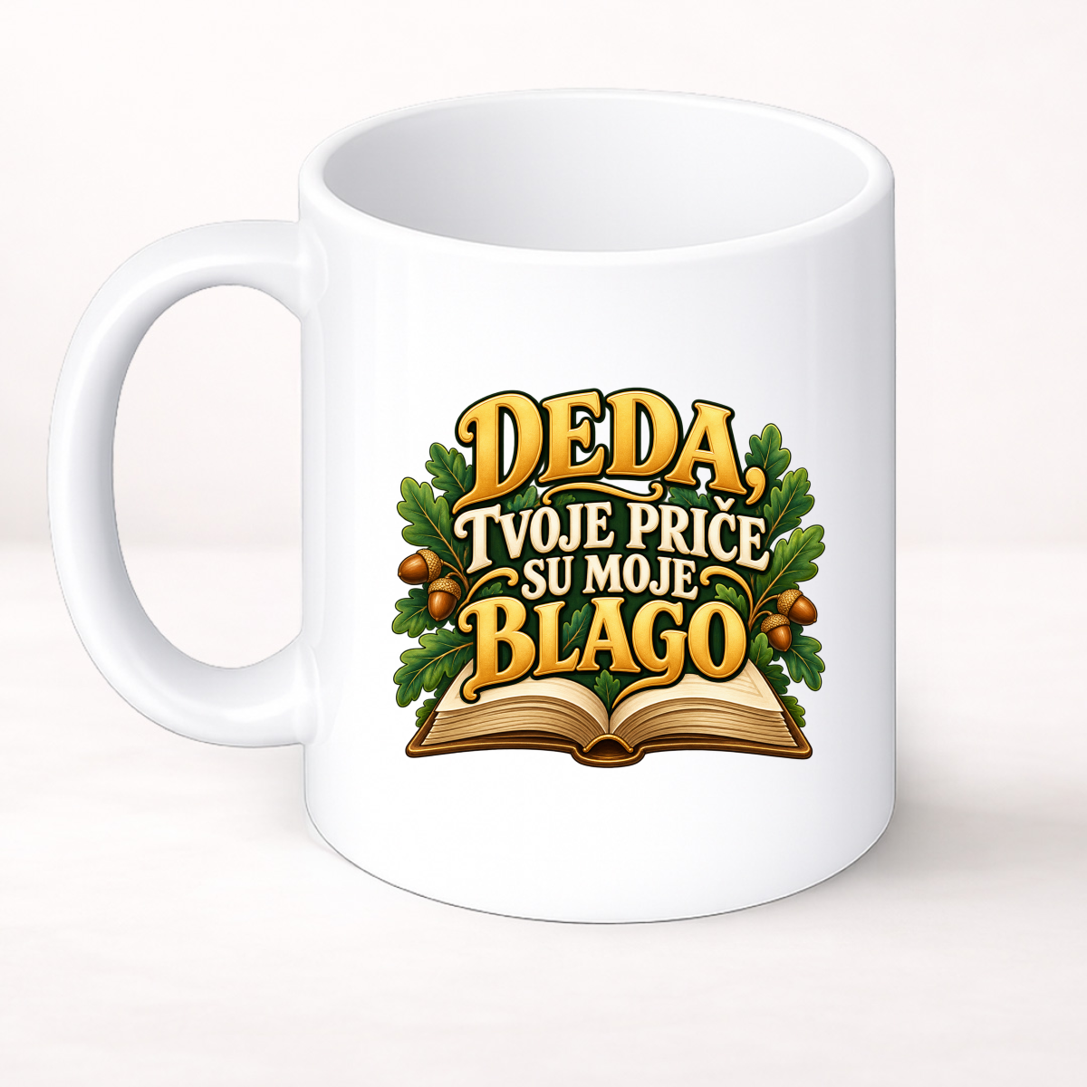 Deda, tvoje priče su moje blago - Šolja Classic – prikaz proizvoda