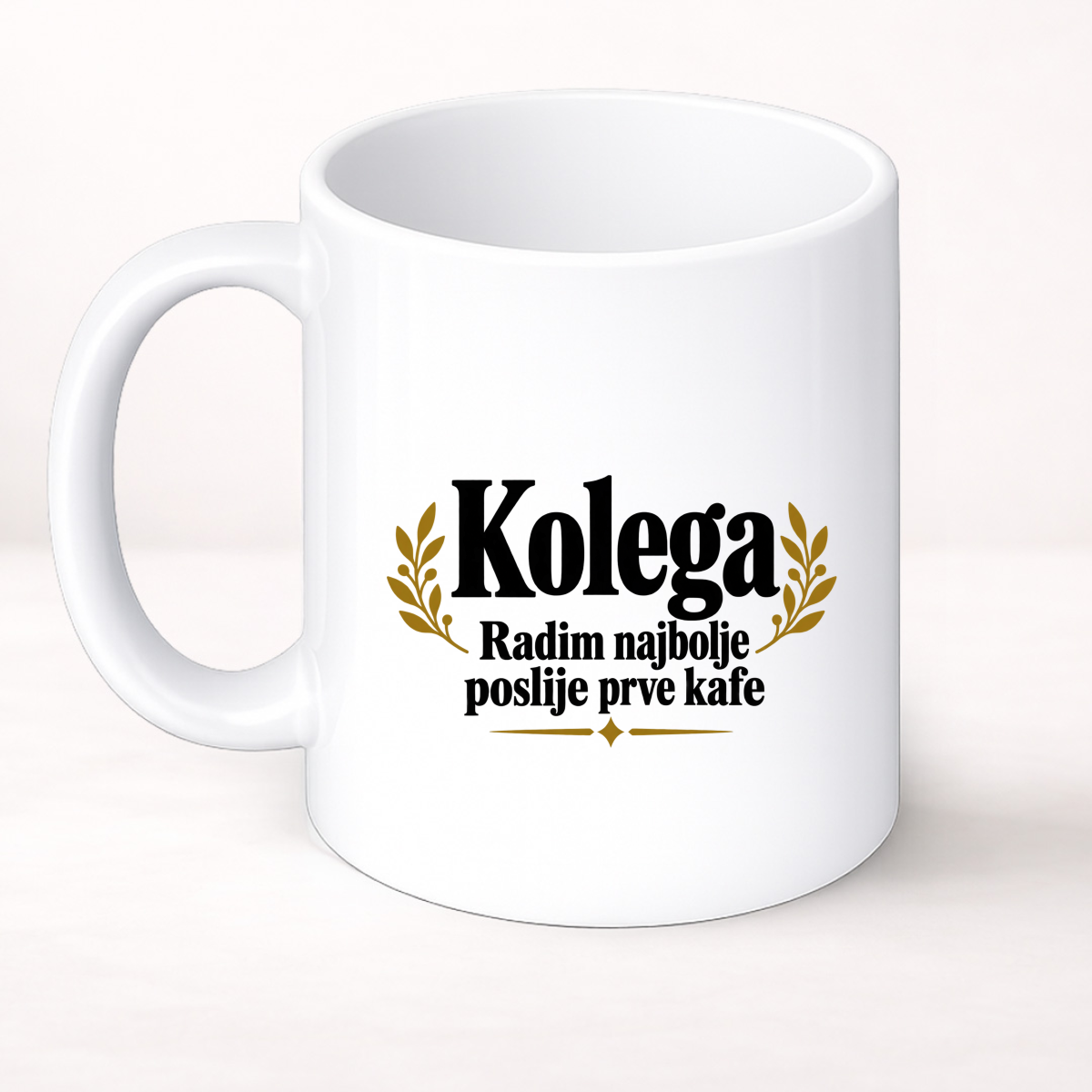 Kolega — Radim najbolje poslije prve kafe - Šolja Classic – prikaz proizvoda