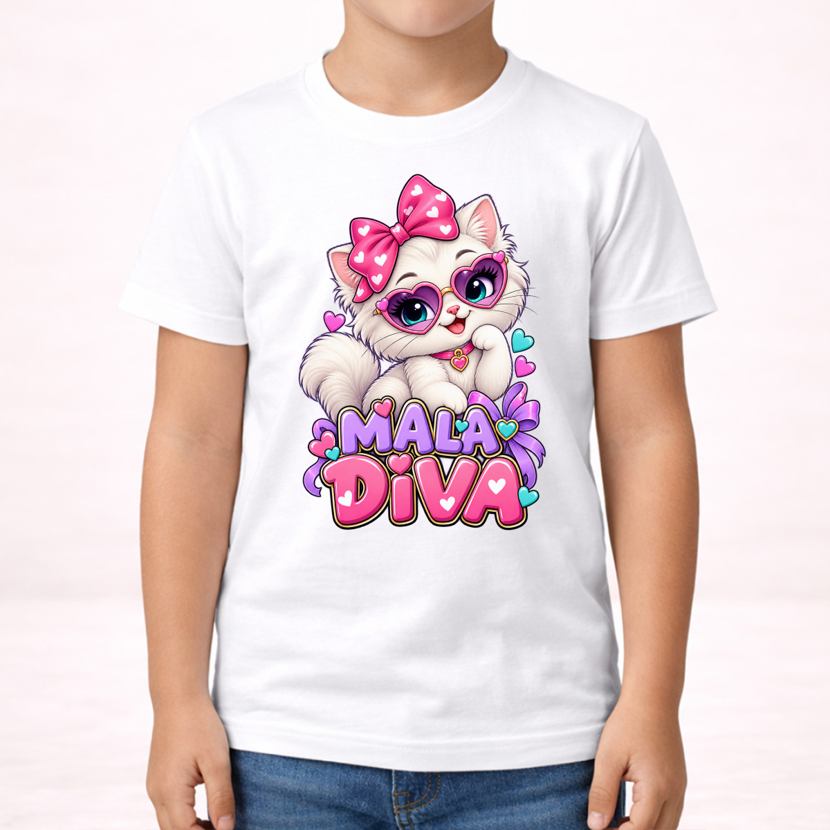 Mala diva - Majica - Dječija – prikaz proizvoda