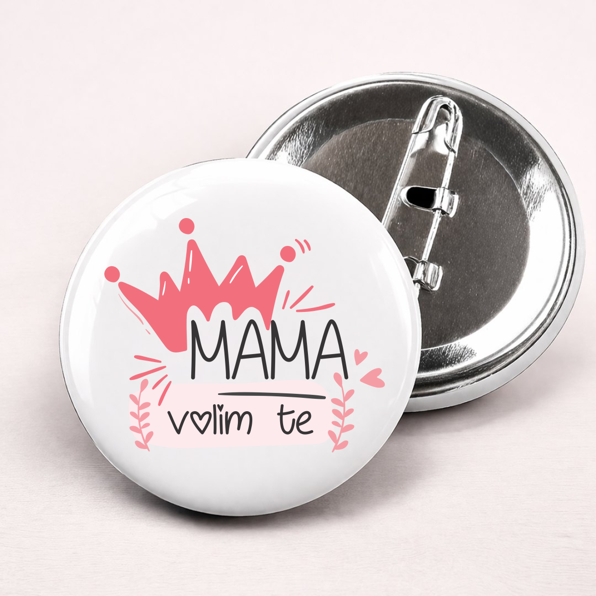 Mama volim te - Bedževi – prikaz proizvoda