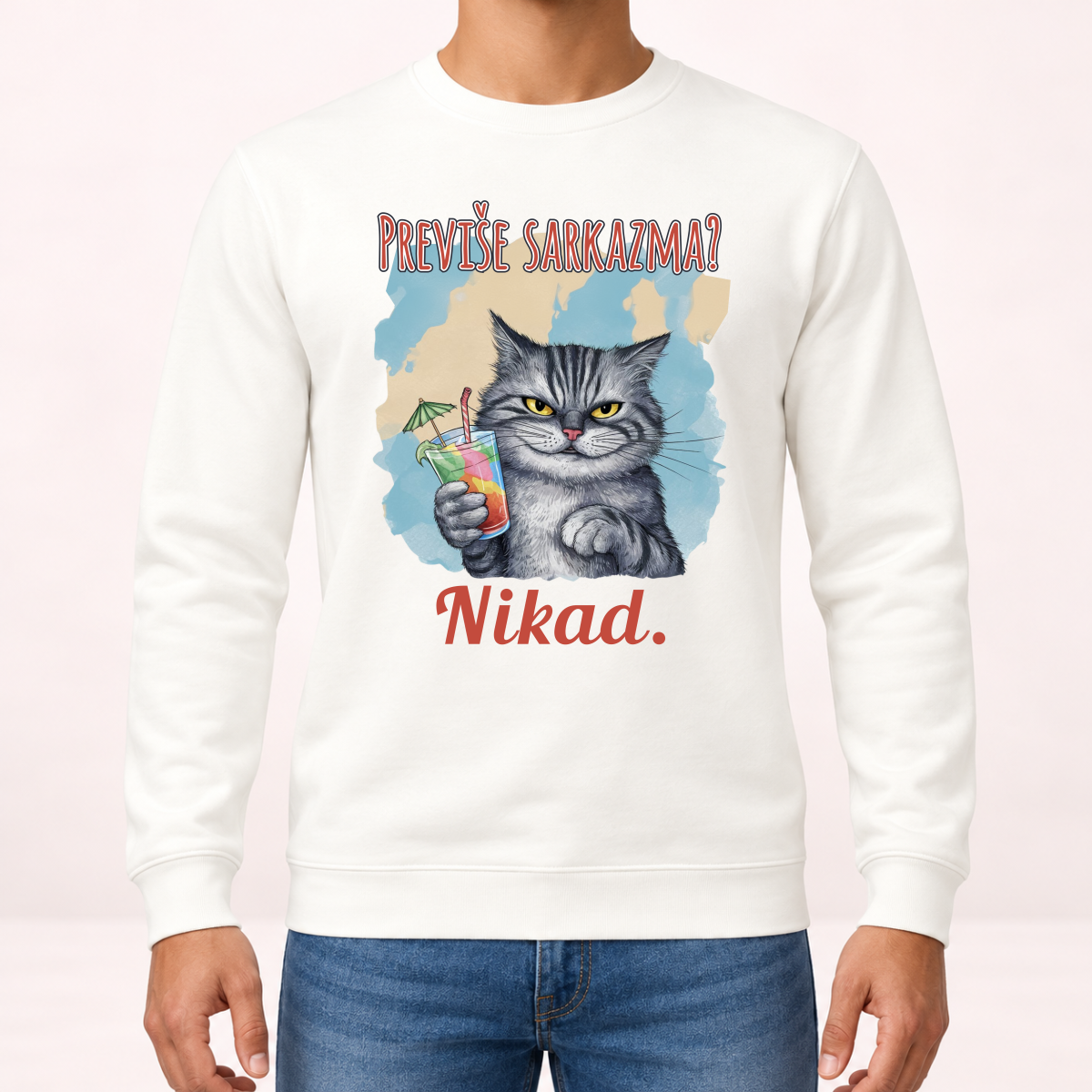 Previše sarkazma Nikad - Dukserica – prikaz proizvoda