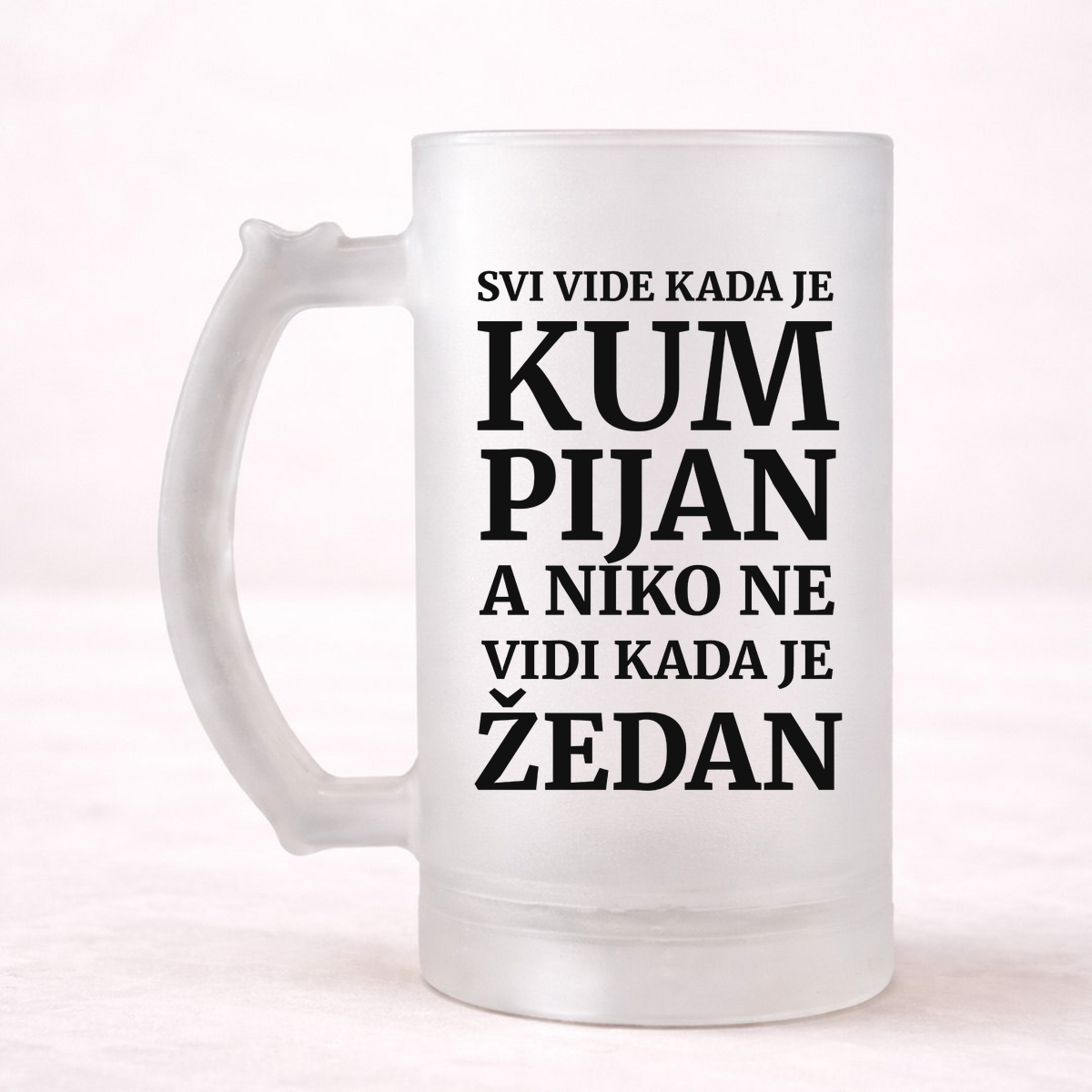 Сви виде кад је кум пијан, а нико не види када је жедан - Кригла – приказ артикла